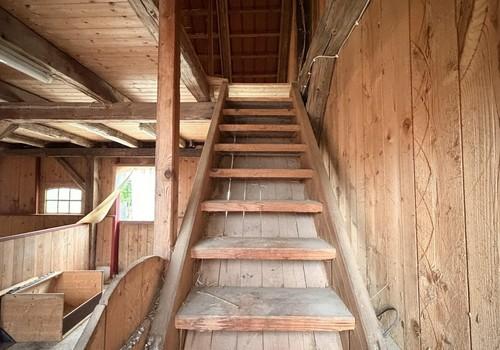 Pferdestall Treppe Heulager 