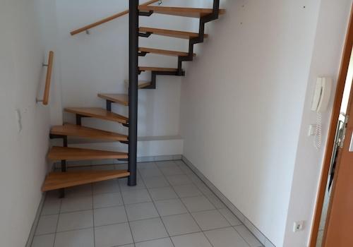 Treppenaufgang in Dachgeschoss