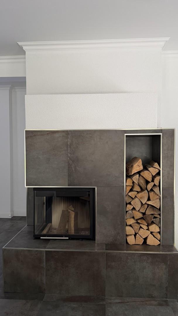 Kamin im Wohnbereich 
