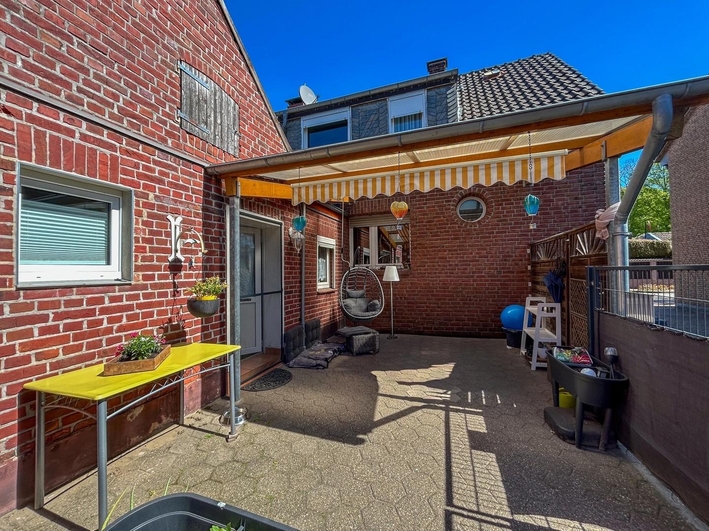 Überdachte Terrasse