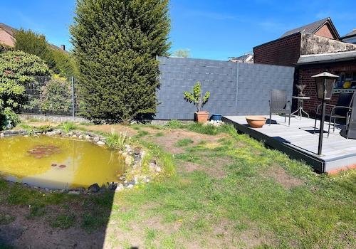 Garten mit Teich