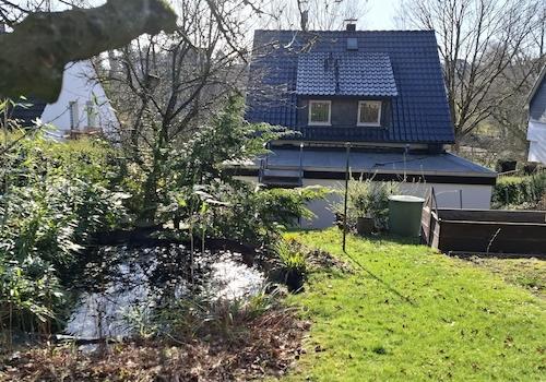 Garten mit Teich