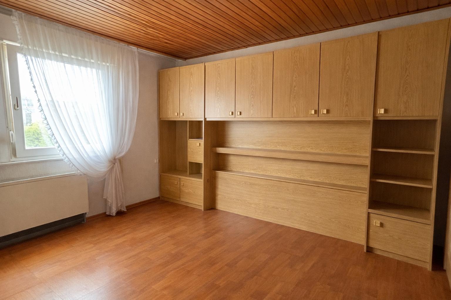 Schlafzimmer virtuell geleert