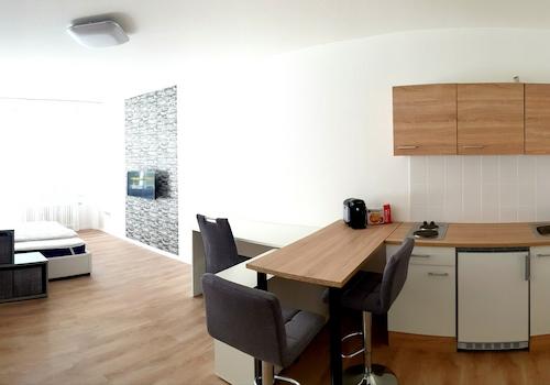 Übersicht Apartment mit EBK