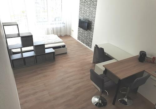 Blick von Oben ins Apartment