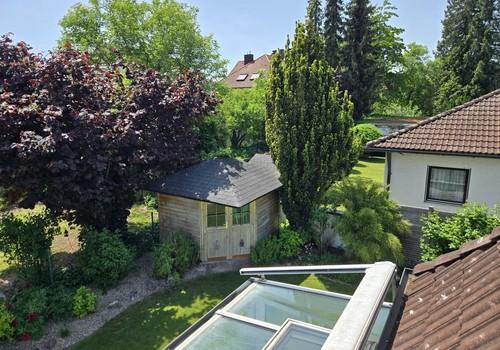 Blick vom Balkon