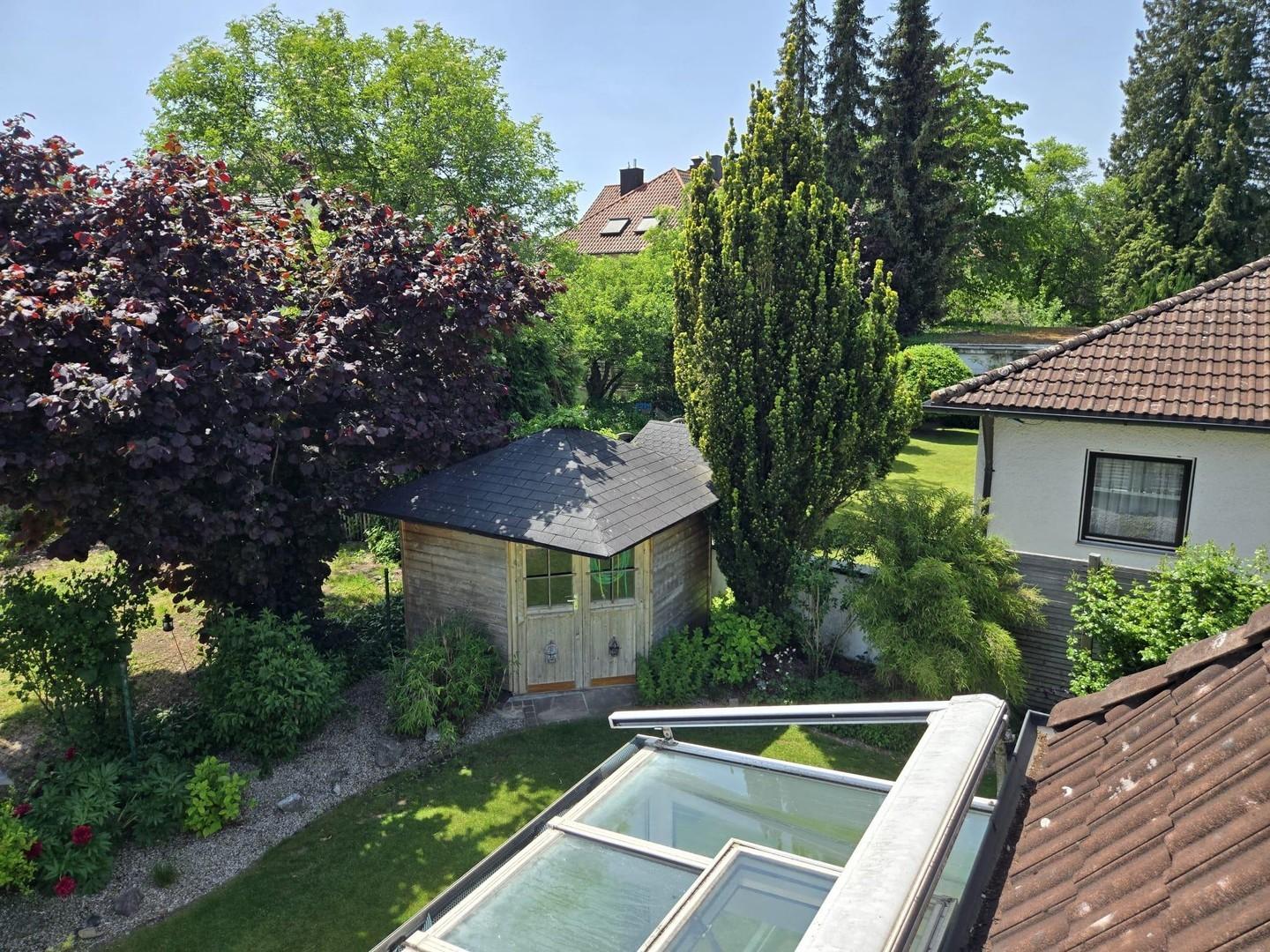 Blick vom Balkon