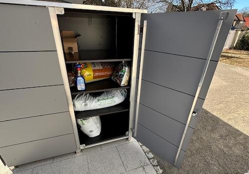 Außenschrank der Wohnung