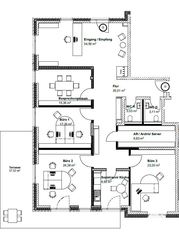 Möglicher Grundriss