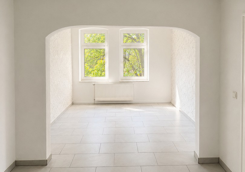 Blick ins Wohnzimmer