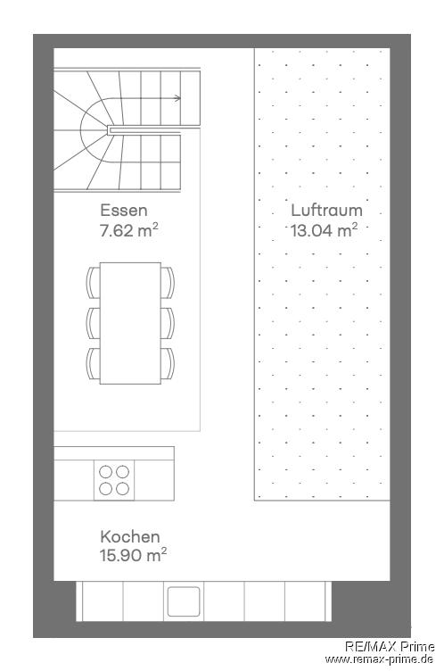 Grundriss Zwischgeschoss