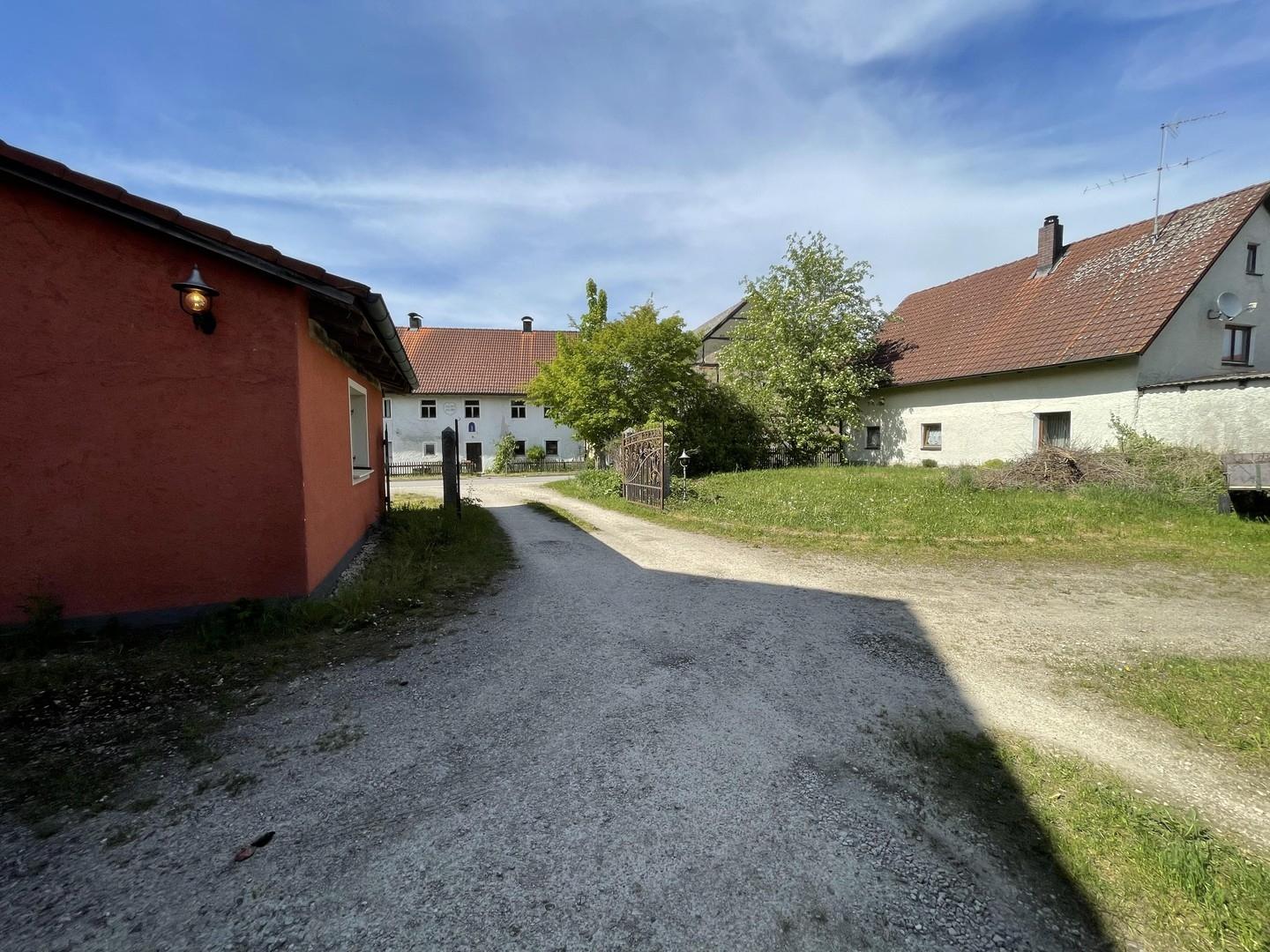 Blick aus Hofraum nach Norden