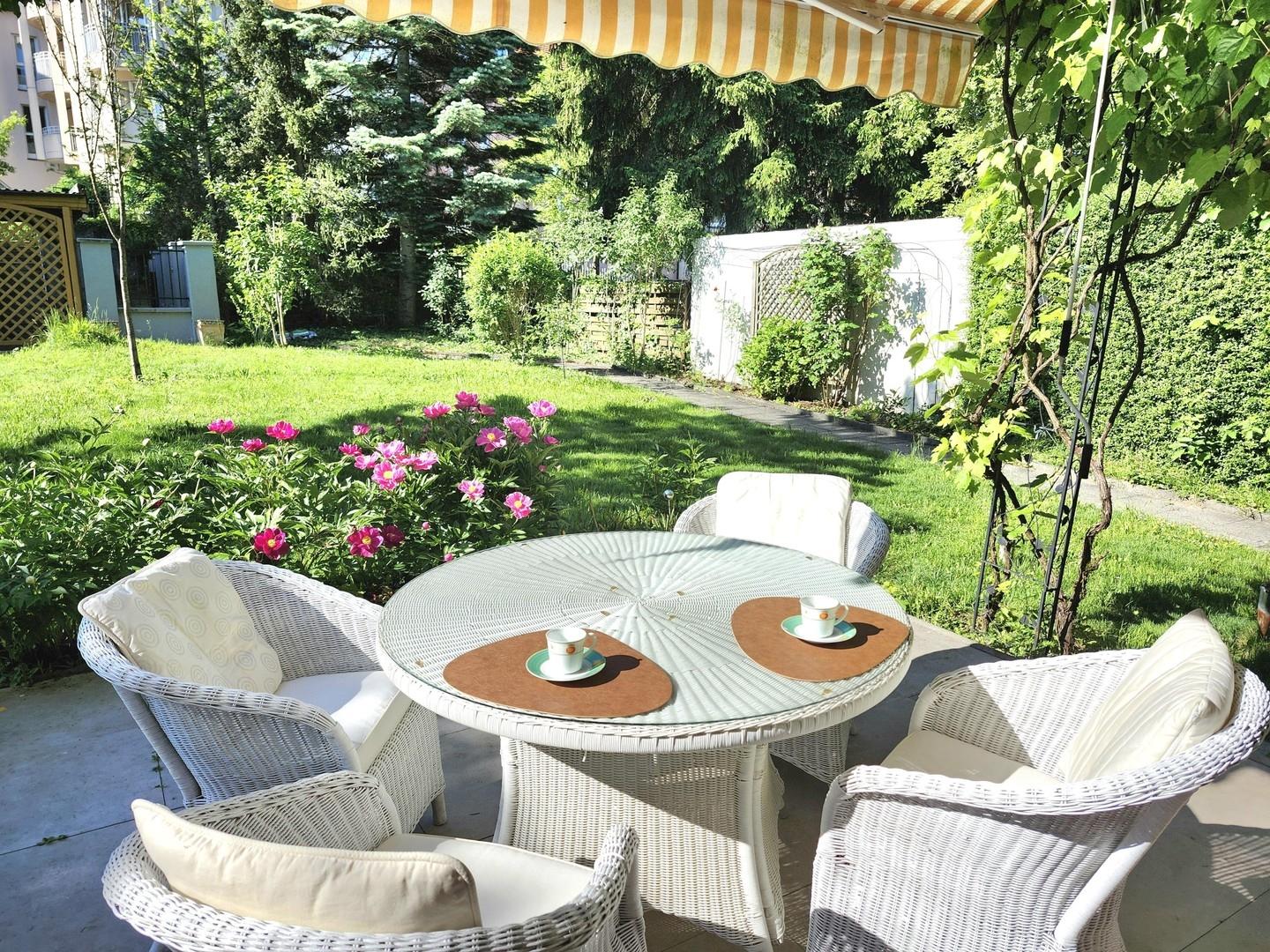 Terrasse im Garten