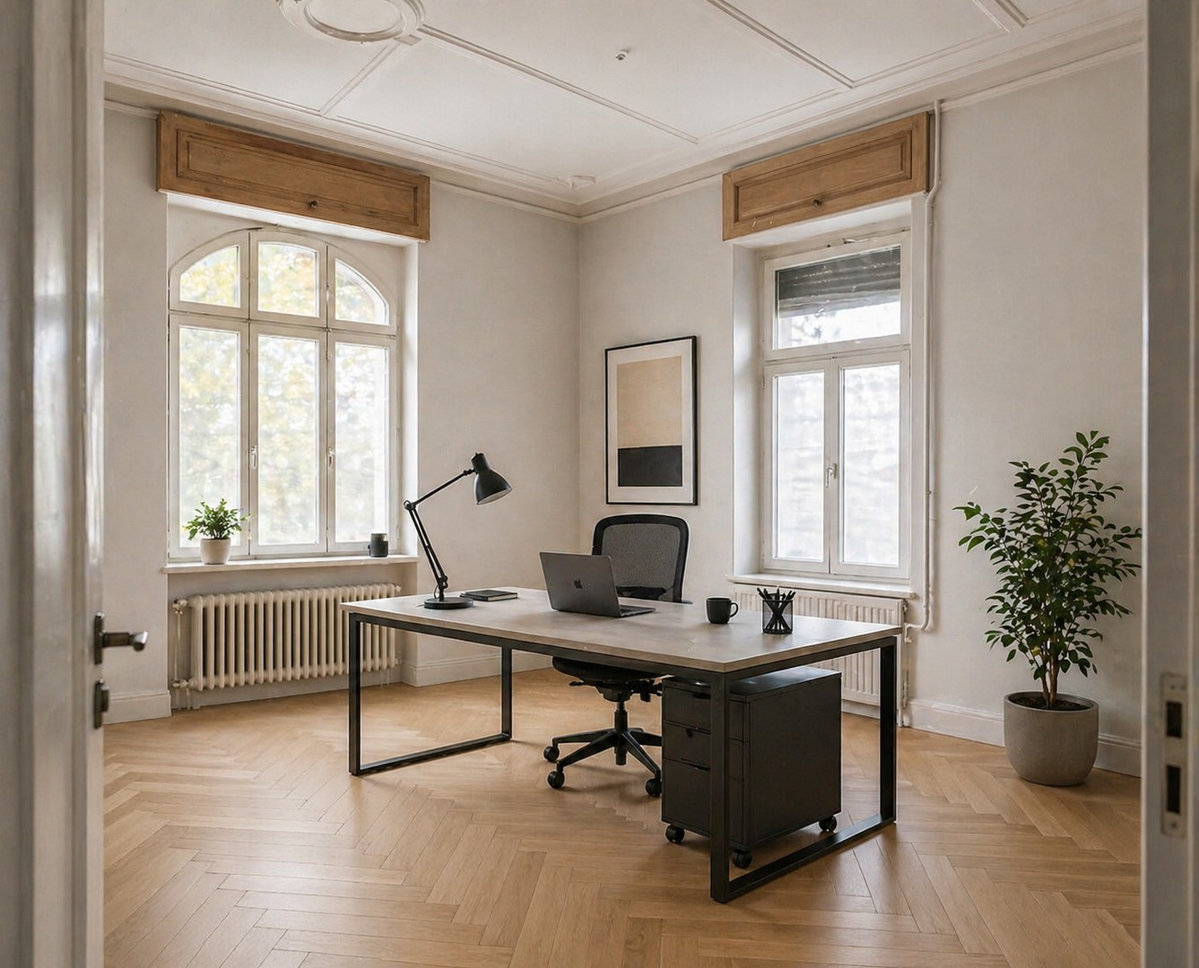 Büro/Schlafzi. 2, Designidee