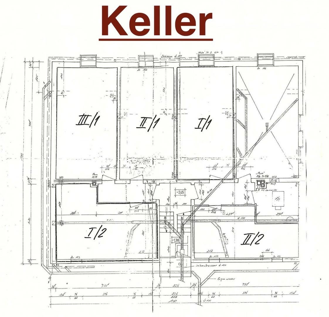 Grundriss Keller