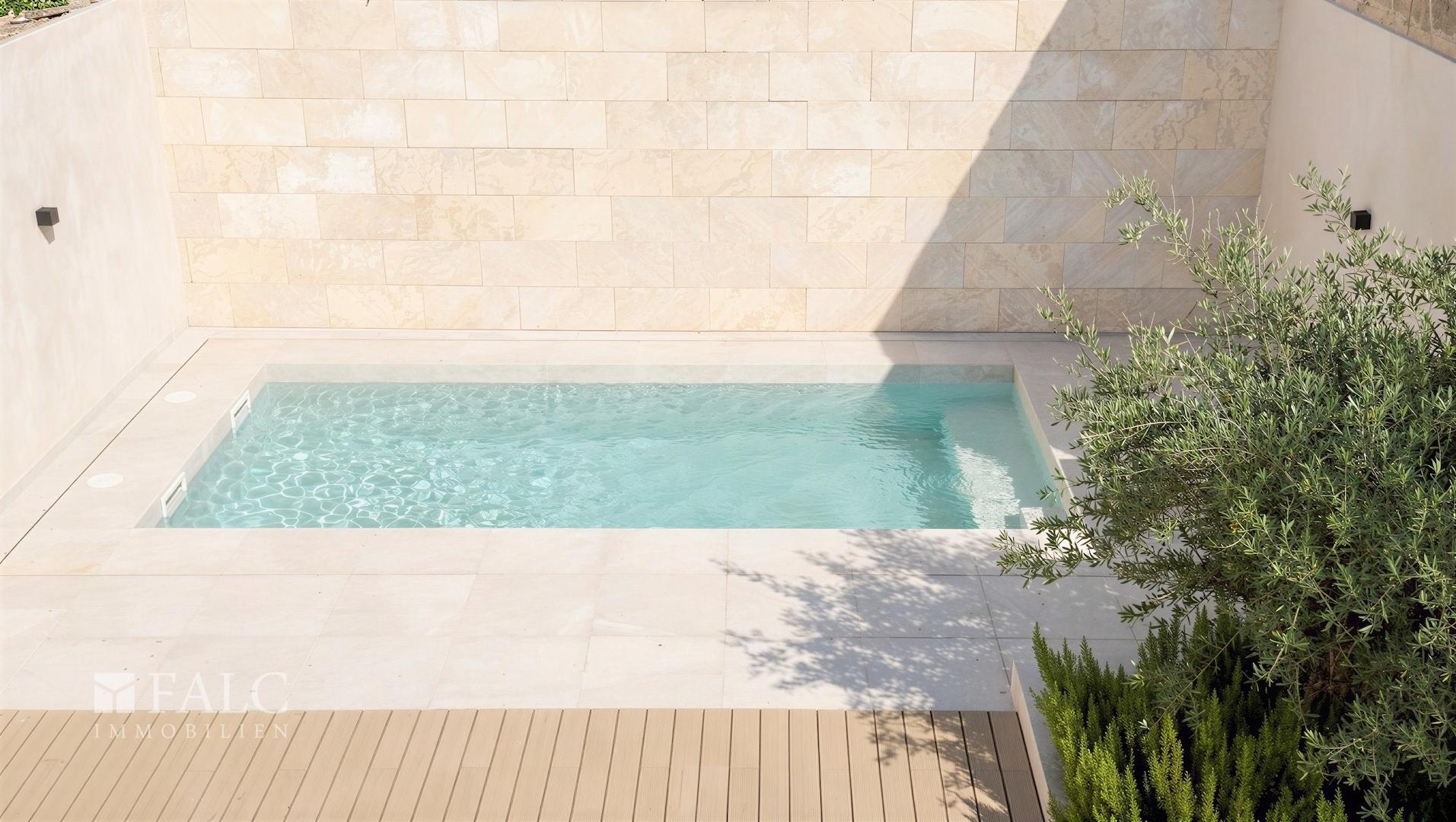 Pool vom Balkon