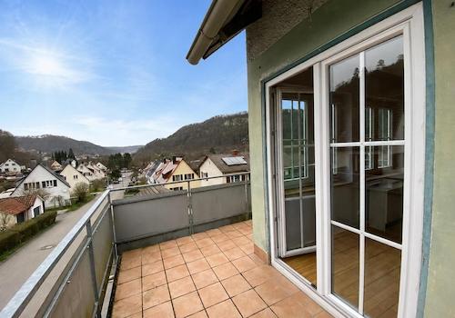Balkon mit Aussicht