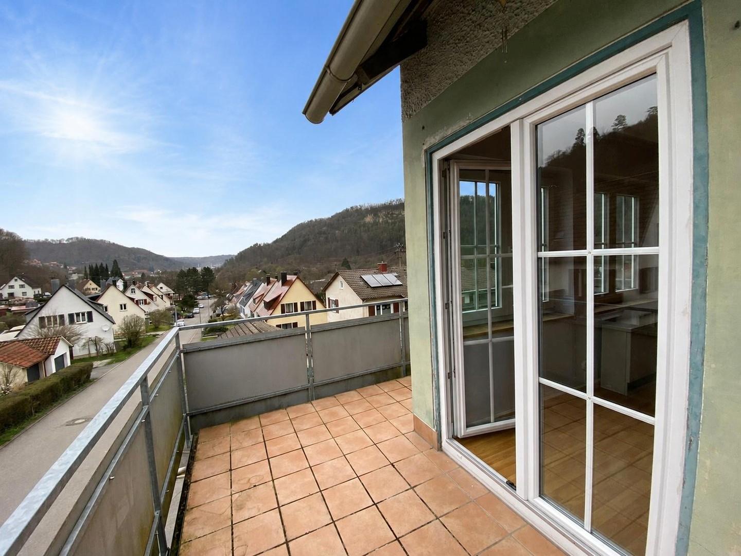 Balkon mit Aussicht