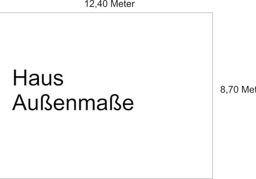 Haus Außenmaße