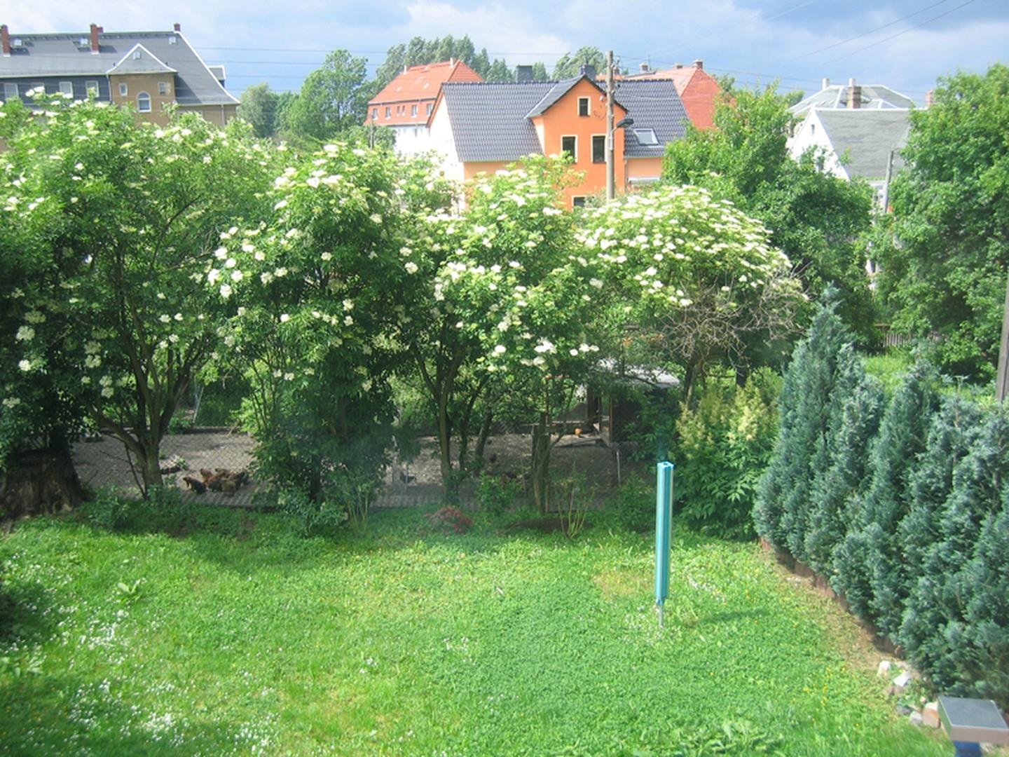 Hof schön ruhig Sitz und Grill
