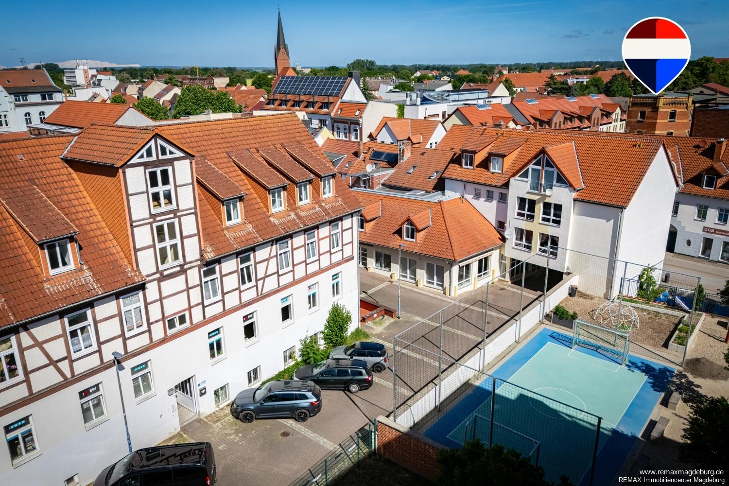 Außenansicht Jacobistraße  & Schartauer Straße