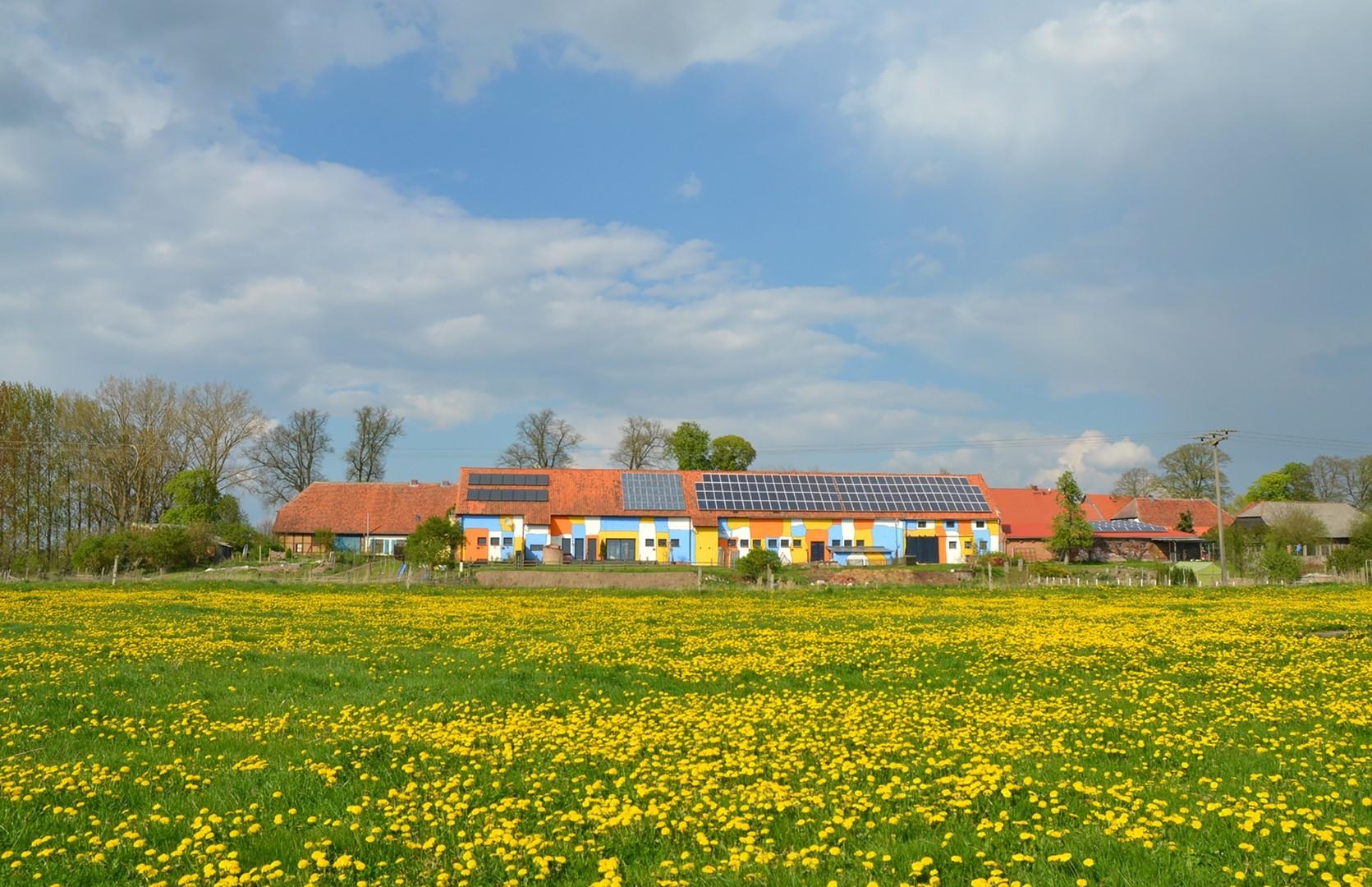 Blick von Süden auf Breetz