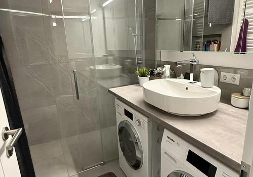 Bad mit Walk in Dusche