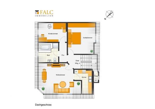 Dachgeschoss Grundriss FALC