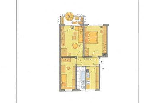Grundriss möbliert