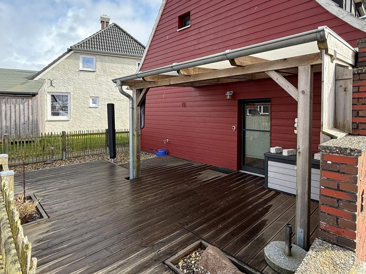 Terrasse in Nord-Ost Ausrichtung