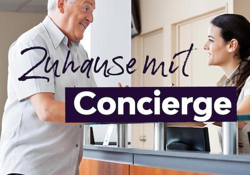 Einziehen in eine Wohnung mit Conciergedienst