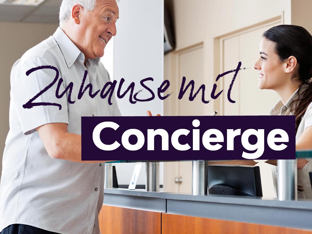 Einziehen in eine Wohnung mit Conciergedienst