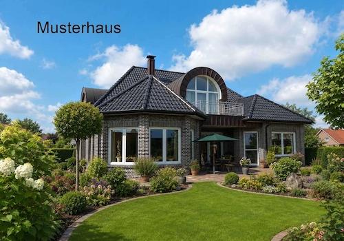 Hausansicht Garten