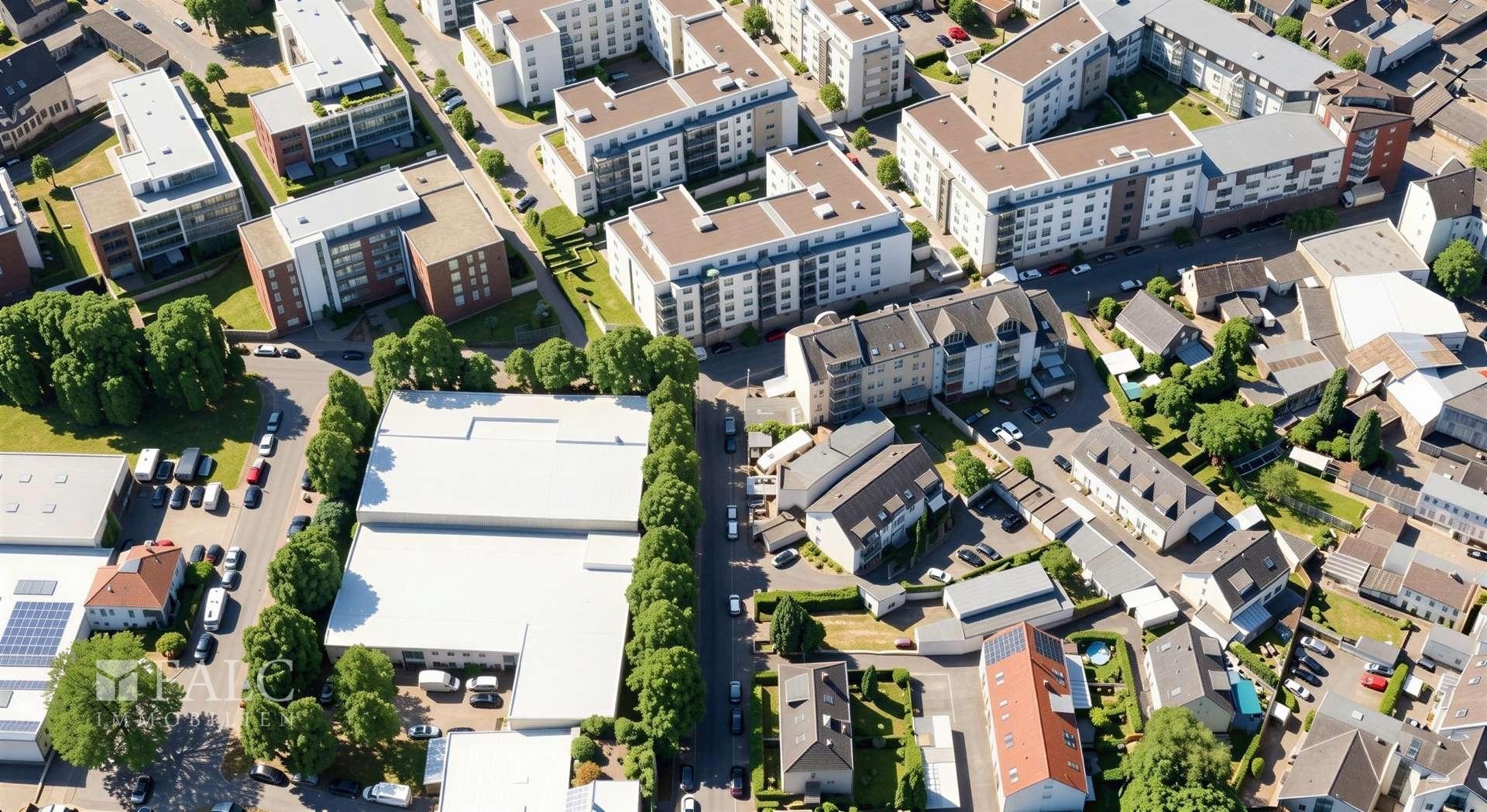 Luftbild Grundstück - (KI generiert)