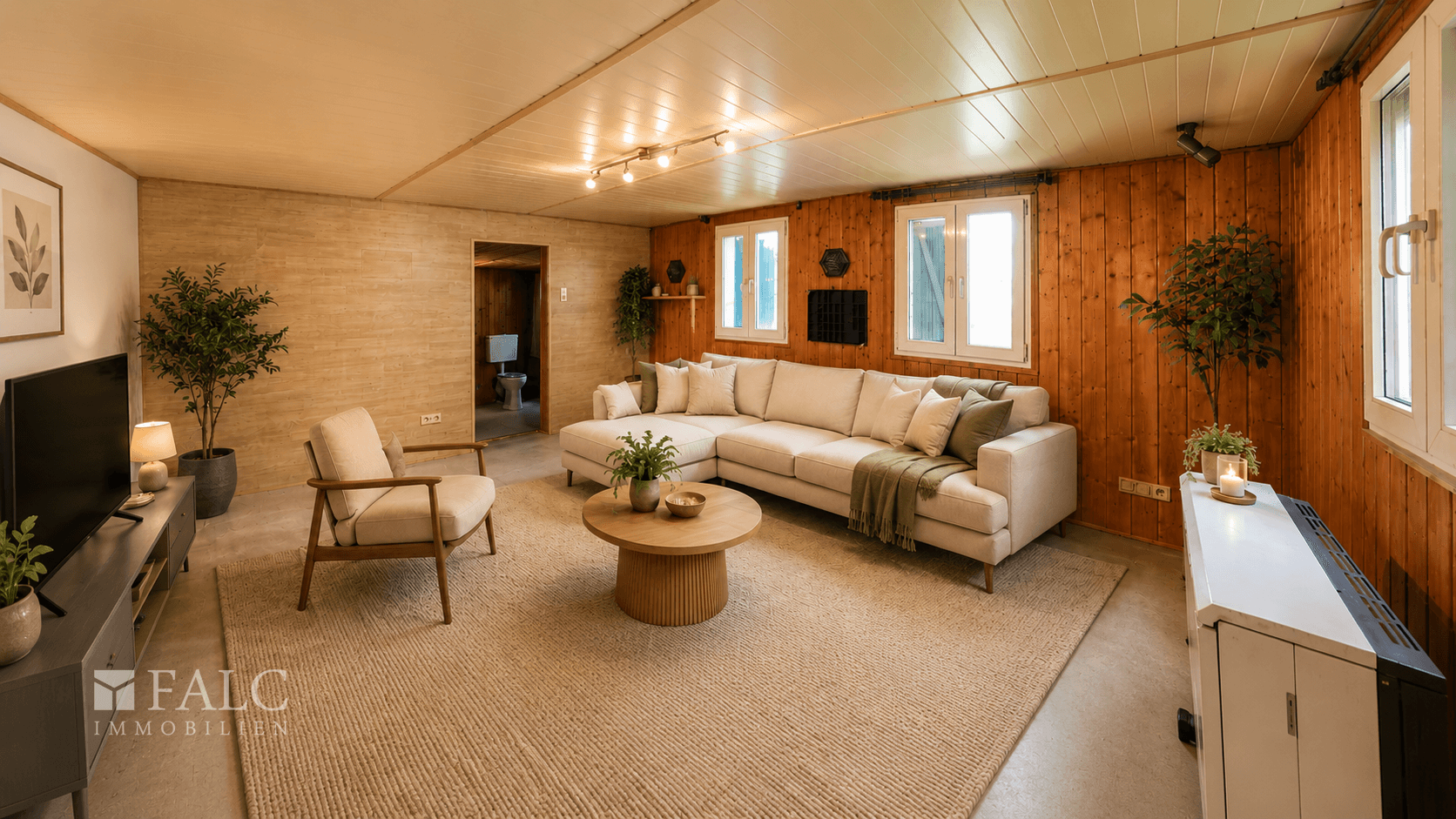 Wohnzimmer visualisiert 