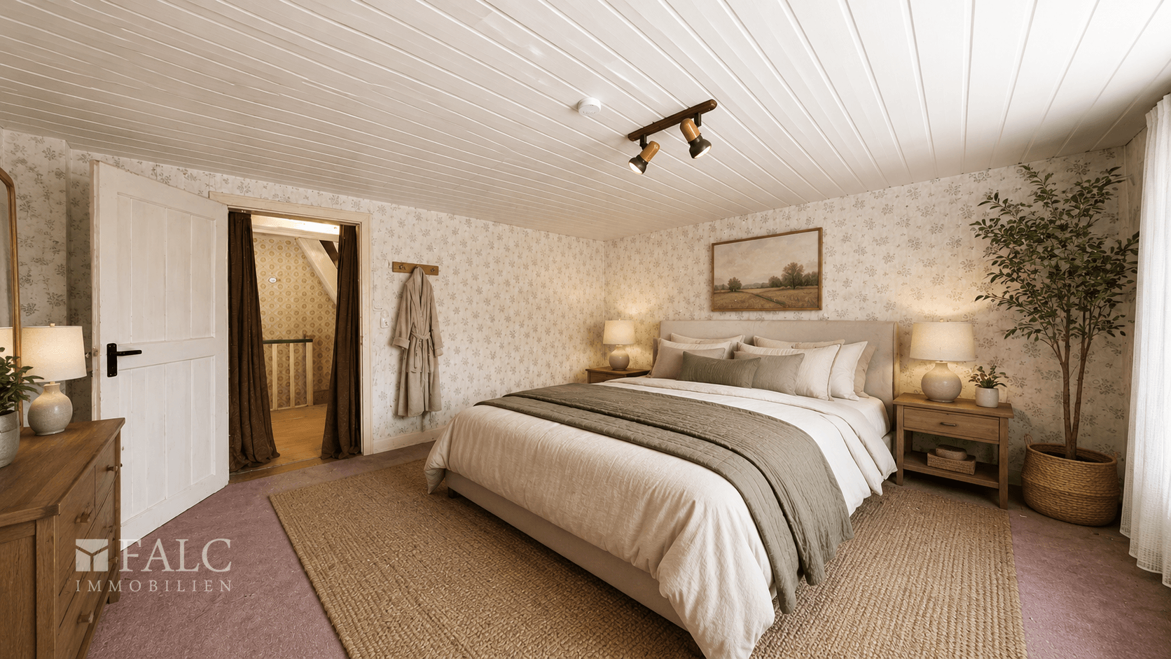 Schlafzimmer visualisiert 