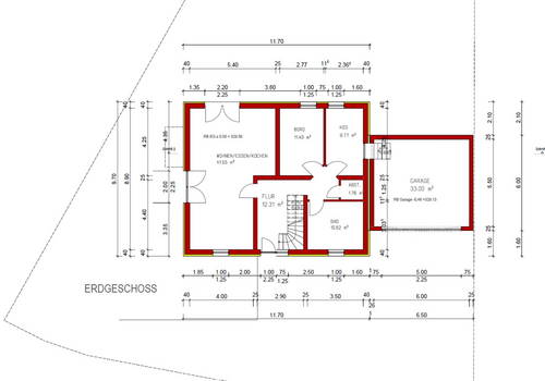 Grundriss Erdgeschoss