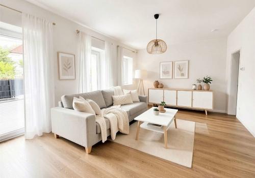 großes Wohnzimmer - (KI)