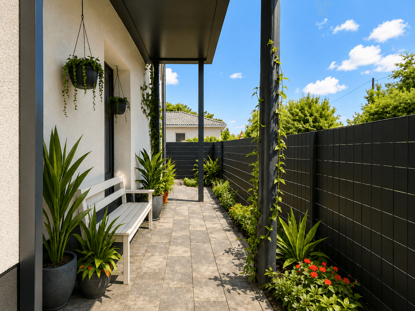 geräumige Terrasse