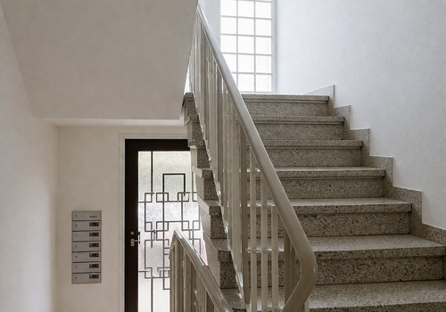 Gepflegtes Treppenhaus