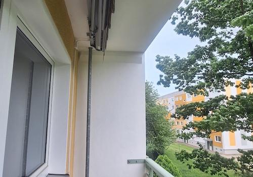 Blick vom Balkon