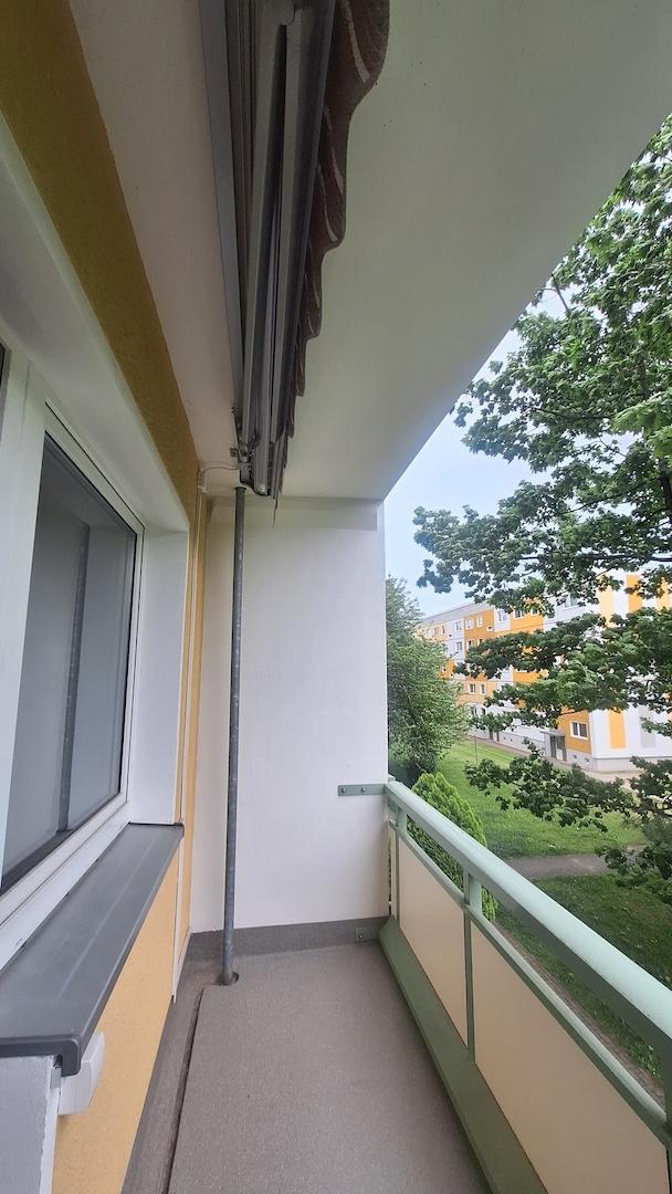 Blick vom Balkon