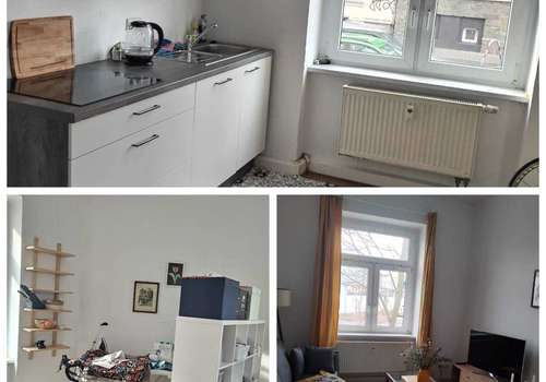 Küche und beide Zimmer