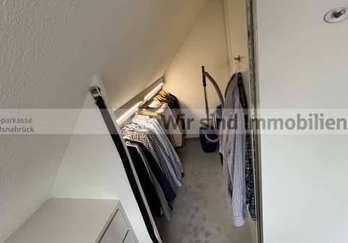 Ankleide im Schlafzimmer