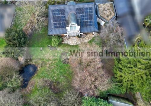 Drohnenaufnahme Gartenansicht