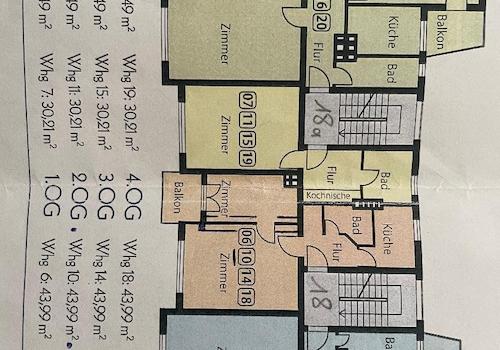 Grundriss Wohnung Nr. 10