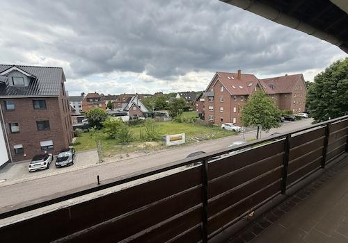 Blick vom Balkon