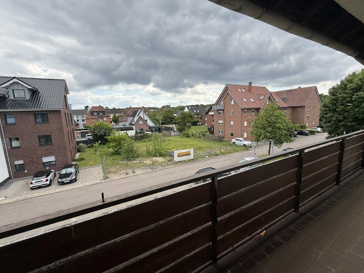 Blick vom Balkon