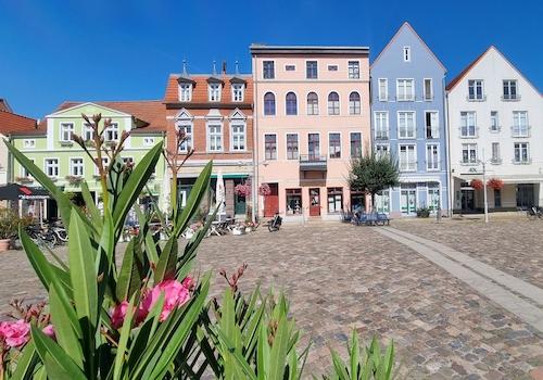 Markt im Seebad Ueckermünde