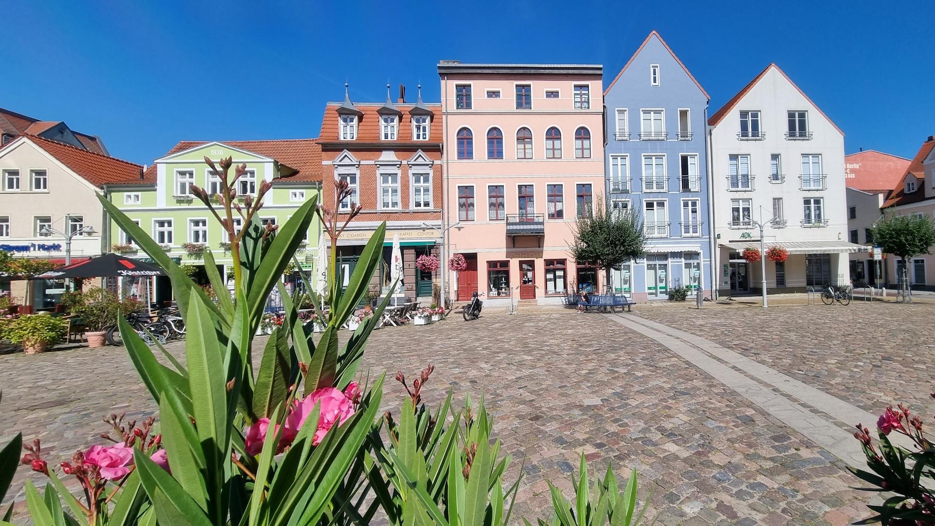 Markt im Seebad Ueckermünde